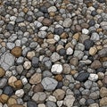 Each stone is outlined with black, enhancing their distinct separations in Royalty Free Stock Photo