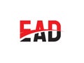 EAD Letter Initial Logo Design Vector Illustration