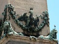 Eagle on ancient Egyptian obelisk Vatican City, Rome, Italy Royalty Free Stock Photo