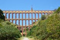 Eagle aqueduct of Nerja Royalty Free Stock Photo