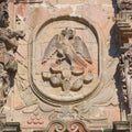 Iturbide eagle, national emblem, church of Tepotzotlan, III Royalty Free Stock Photo