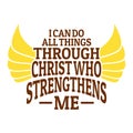 Eagle in the bible - I can do all things through christ who strengthens me - the will soar on wings like eagles