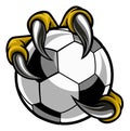 Eagle Bird Monster Claw Talons Holding Soccer Ball