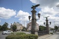 Eagle Bridge over Perlovska river in city of Sofia, Bulgaria Royalty Free Stock Photo