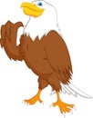 Eagle cartoon thumbs up