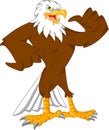 Eagle cartoon thumbs up