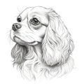 eagle Cavalier King Charles Spaniel Dog ai generated Royalty Free Stock Photo