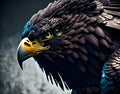 Eagle, the cyborg - AI generated artwork