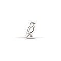 eagle, desert animal icon. Element of desert icon for mobile concept and web apps. Hand draw eagle, desert animal icon can be used