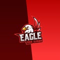 Eagle E sports Logo Vector Design Template For Team