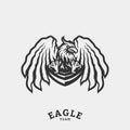 Eagle eSports Logo Design Vector. Eagle Team Mascot Gaming Logo Concepts