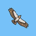 Eagle flight line icon