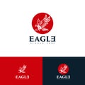 Eagle Flying Beauty Logo Pictoral Type Illustration