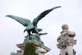 The eagle on the gate of BudavÃÂ¡ri palota Royalty Free Stock Photo