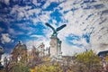 Eagle on the gate to the Buda castle, Budapest, Hungary Royalty Free Stock Photo