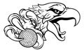 Eagle Hawk Golf Ball Cartoon Sports Team Mascot Royalty Free Stock Photo