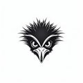 Minimalist Eagle Head Logo Design With Expressive Eyes