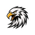 Eagle head clipart Royalty Free Stock Photo