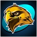 Eagle head emblem Royalty Free Stock Photo