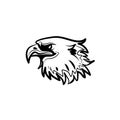 Eagle head logo icon vector illustration Royalty Free Stock Photo