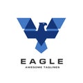 Eagle head logo Template Royalty Free Stock Photo