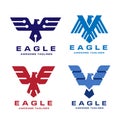 Eagle head logo Template Royalty Free Stock Photo