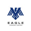 Eagle head logo Template, Hawk mascot graphic logo