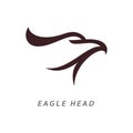 Eagle head logo vector illustration design Royalty Free Stock Photo