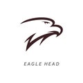 Eagle head logo vector illustration design Royalty Free Stock Photo