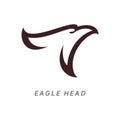 Eagle head logo vector illustration design Royalty Free Stock Photo