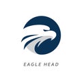 Eagle head logo vector illustration design Royalty Free Stock Photo