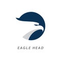 Eagle head logo vector illustration design Royalty Free Stock Photo