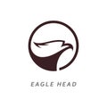 Eagle head logo vector illustration design Royalty Free Stock Photo