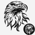 Eagle head logo vector