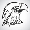 Eagle head logo vector Royalty Free Stock Photo