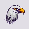 Eagle head mascot logo