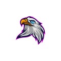 Eagle Head Mascot Logo Vector Royalty Free Stock Photo