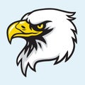Eagle Head Mascot Vector Royalty Free Stock Photo