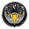 Eagle head. Tattoo design Royalty Free Stock Photo
