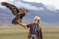 Eagle hunter, Kyrgyzstan Royalty Free Stock Photo