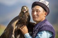 Eagle hunter, Kyrgyzstan Royalty Free Stock Photo