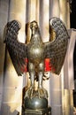 Eagle Lectern, Lichfield Cathedral, UK. Royalty Free Stock Photo