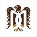 Eagle letter DD logo icon