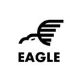 Eagle logo design. simple logo design