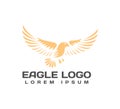 Eagle logo. Eagle Icon. Eagle Head. Falcon logo. Falcon . Elements for brand Identity. Delivery service logo. Business card.