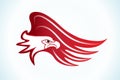 Eagle wing icon logo vector Royalty Free Stock Photo