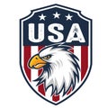 Eagle Made in Usa united states of america logo vector usa Flag America 2