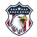 Eagle Made in Usa united states of america logo vector usa Flag America 1