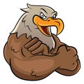Eagle Mascot Royalty Free Stock Photo