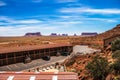 Monument Valley seen from the Goulding`s Lodge